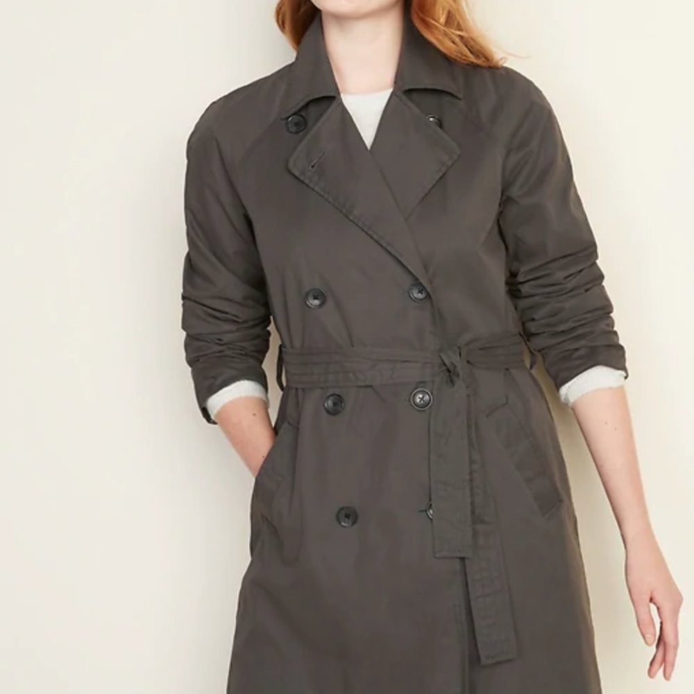 NEW - Old Navy Water Resistant Trench Coat NWT